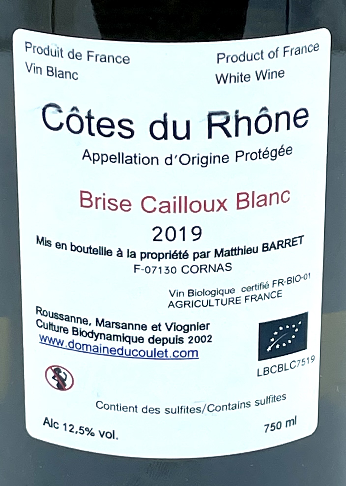 Côtes du Rhône - Matthieu Barret 